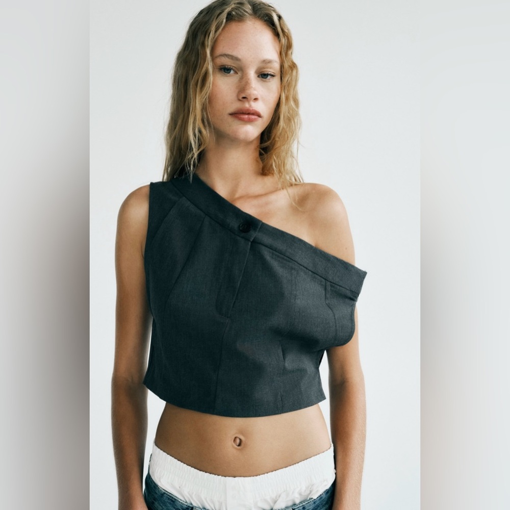 Zara asymmetrical top